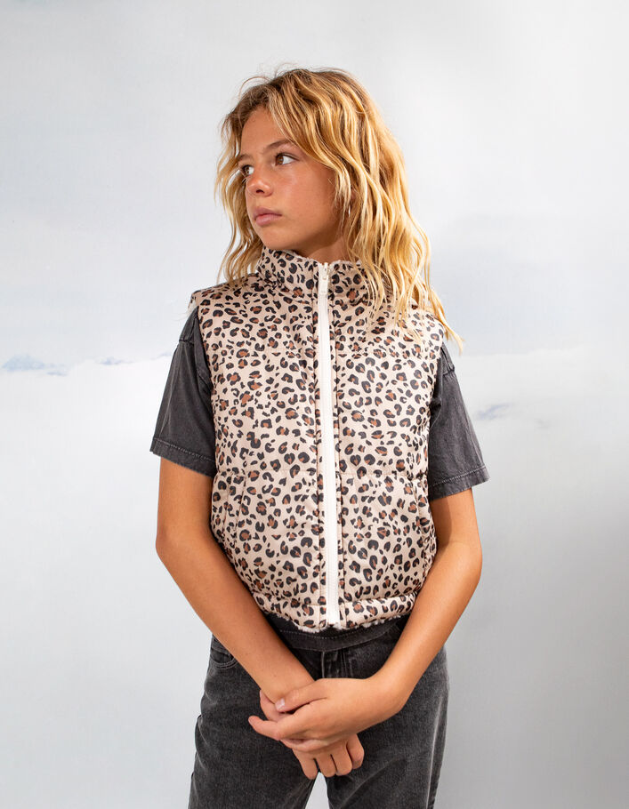 Parka 3-en-1 grise et doudoune réversible fille-7