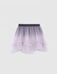 Lavendel rok tule met deep dye-effect meisjes-3