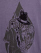 Camiseta violeta as de picas rock niño-5