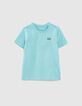 Boys' light turquoise Essentials T-shirt -1