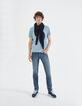 Tee-shirt L'Essentiel ice blue à col V Homme-7