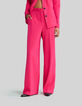 Pantalon tailleur fuchsia Femme-2