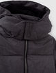 Grau melierte Jungenjacke mit Rei&szlig;verschlusstaschen-2