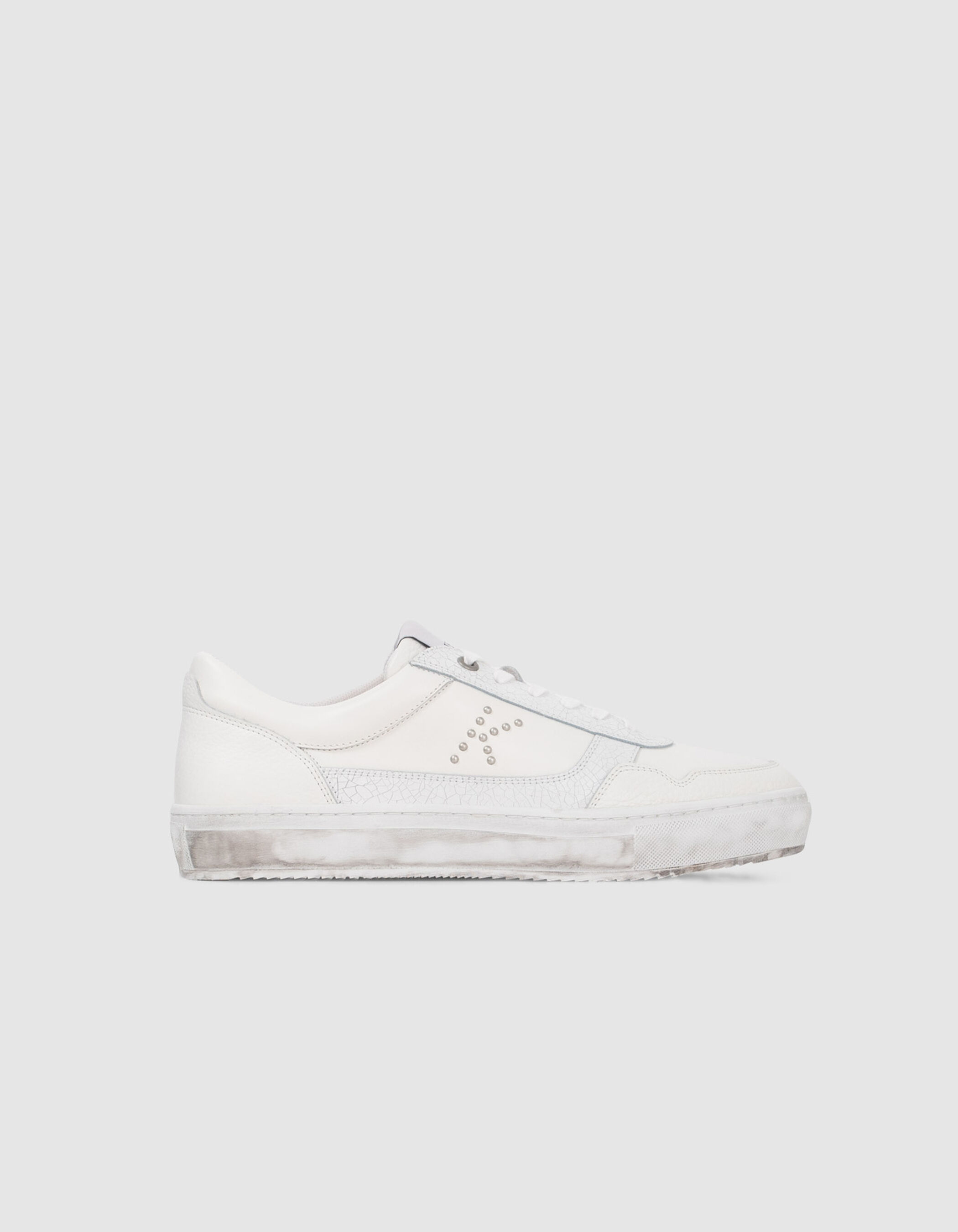 Witte leren hotsell dames sneakers