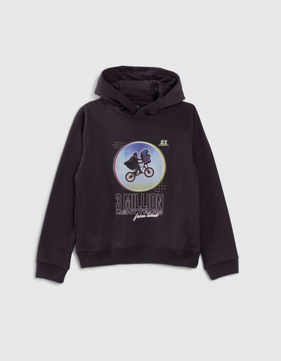 Boys’ grey hoodie with ET the Extra-Terrestrial image - IKKS
