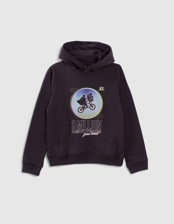 Boys’ grey hoodie with ET the Extra-Terrestrial image-1