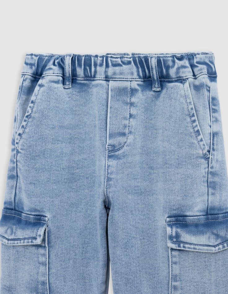 Jean JOGGER BATTLE bleu Waterless garçon-4