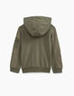 Boys’ khaki ARTY ARMY cardigan -3