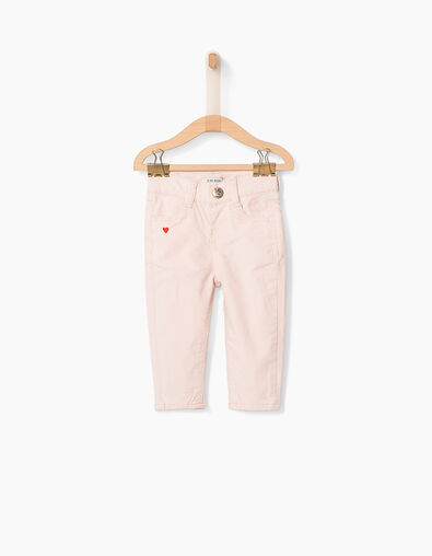 Baby girls' pink trousers - IKKS