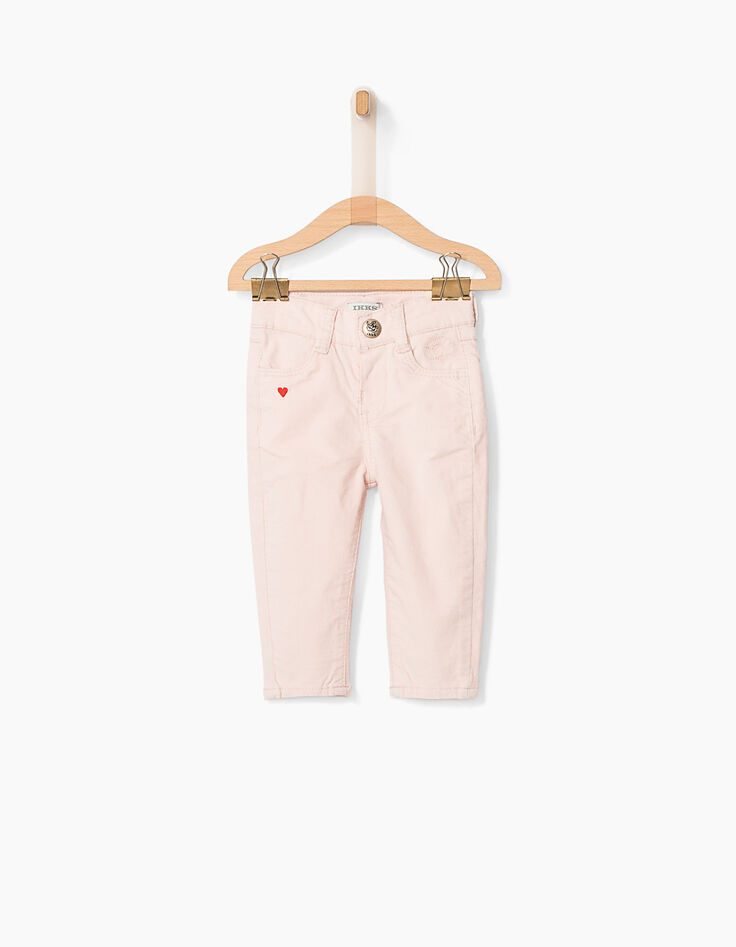 Pantalón rosa bebé niña-1 Pantalón rosa bebé niña-1