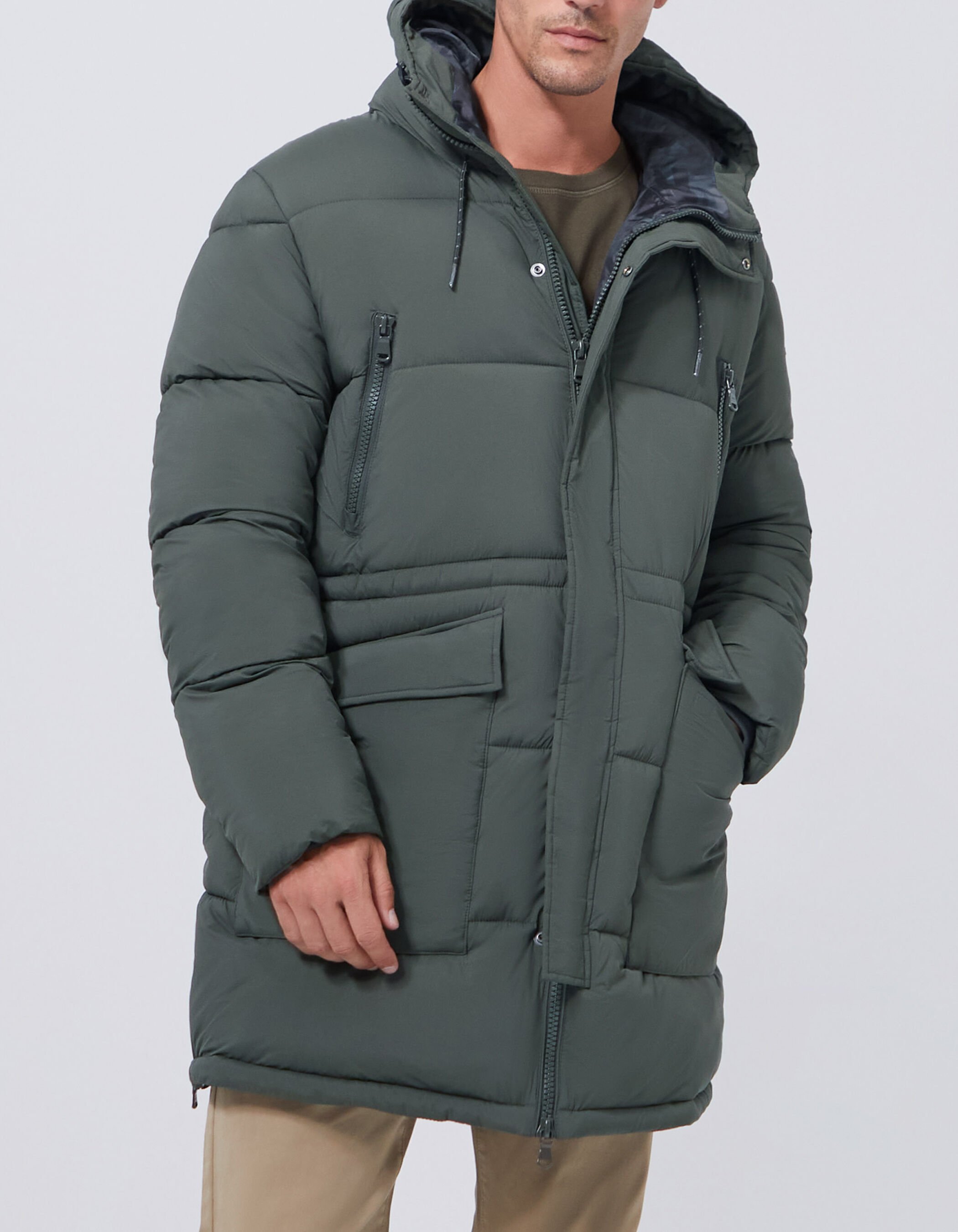 Ikks hotsell parka kaki
