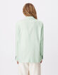 Damesjas in oversized groen linnen katoenmix-4