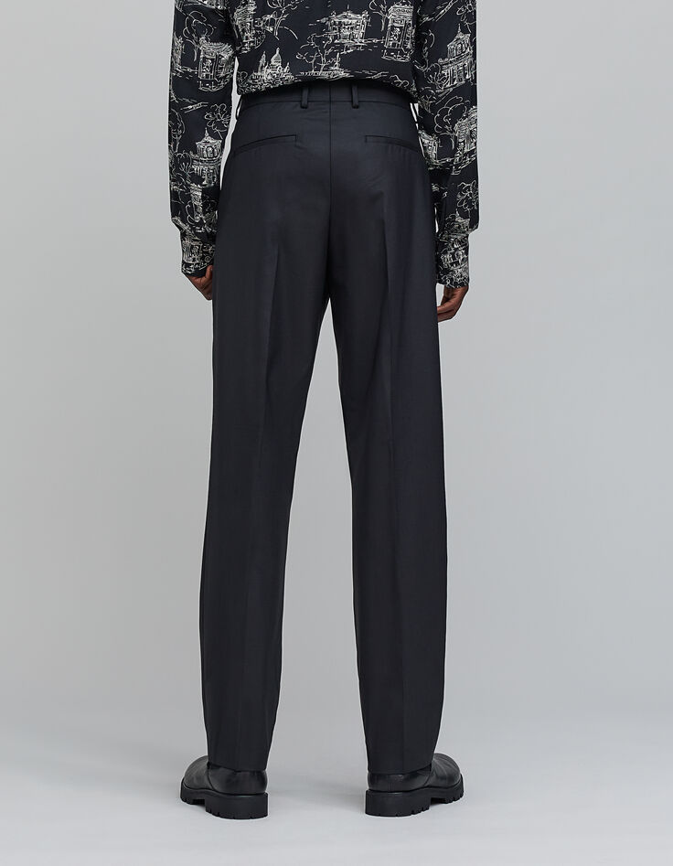 Pure Edition-Pantalon de costume noir Homme-3