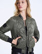 Sous-doudoune kaki esprit bombers femme-2