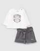 Babym&auml;dchen-Ensemble aus Shorts und T-Shirt-1