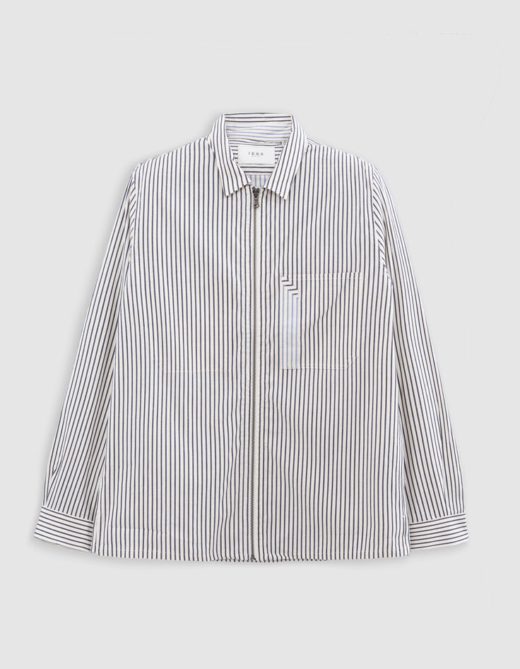 Men&rsquo;s ink striped REGULAR overshirt-6