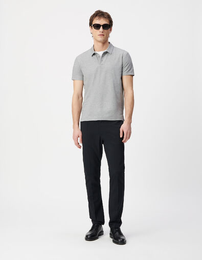 Men's slim navy elastic waistband jogpants - IKKS