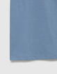 Blauw T-shirt zak met koraalprint jongens-4