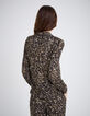 Camisa negra estampado carboncillo mujer-3