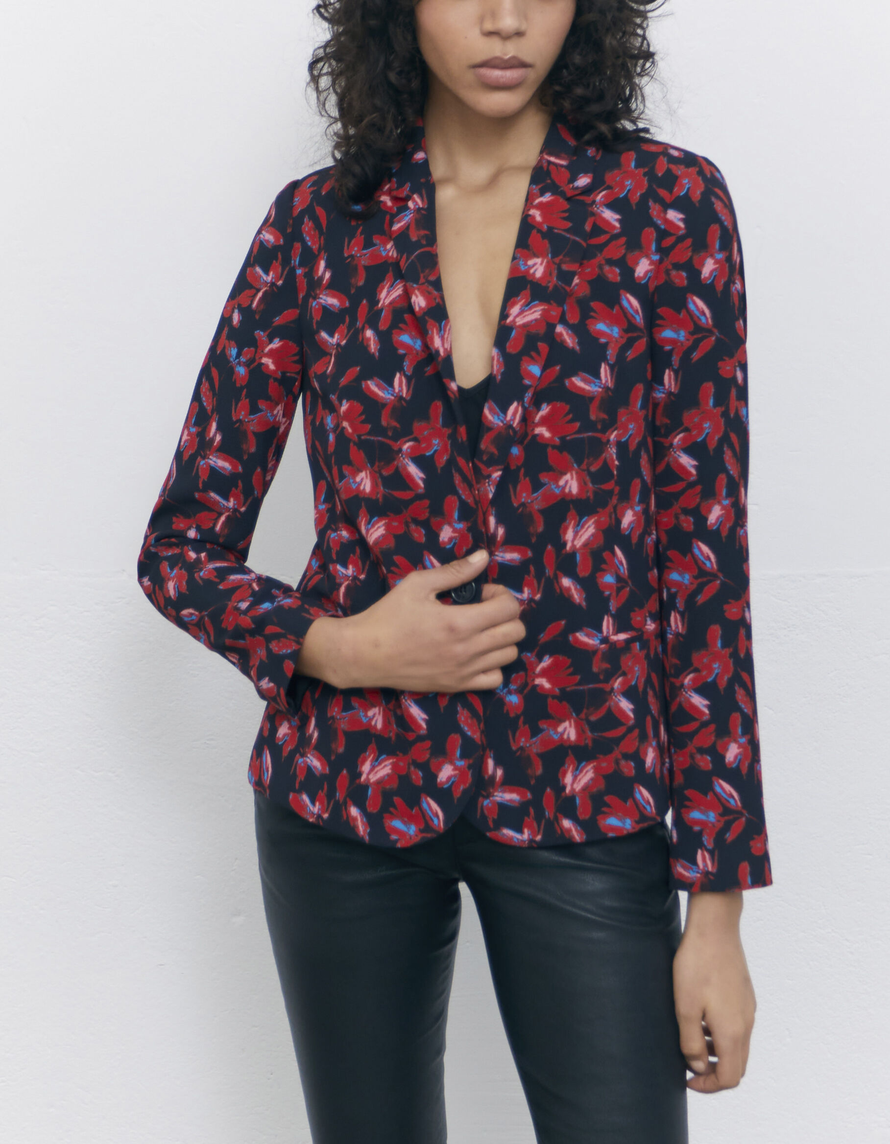 Veste rouge ikks femme shop