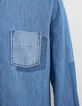 Stone Blue REGULAR-Herrenjeanshemd-5