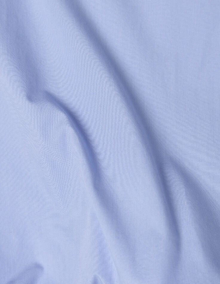 Camisa suelta azul algod&oacute;n org&aacute;nico Hombre-10