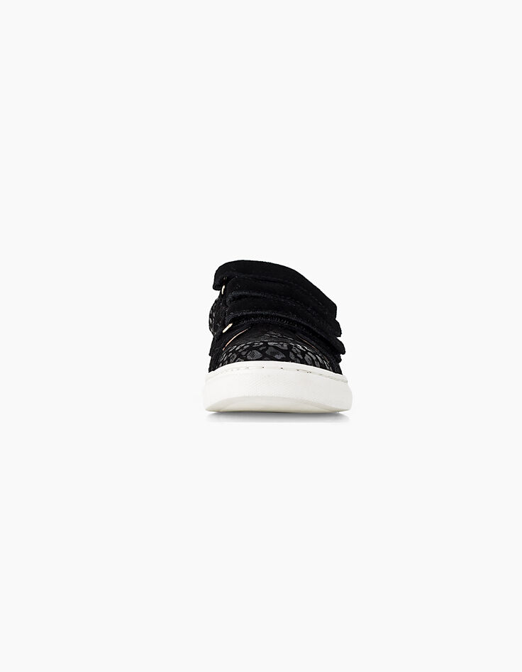 Zwarte sneakers meisjes-3