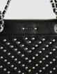 Clutch 1440 Reporter cuero acolchado tachuelas mujer-3