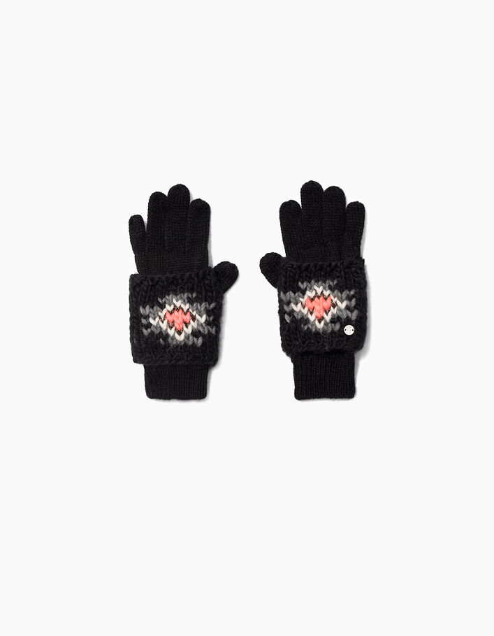 Zwarte handschoenen - IKKS