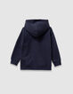 Boys’ navy hoodie with lenticular image-3