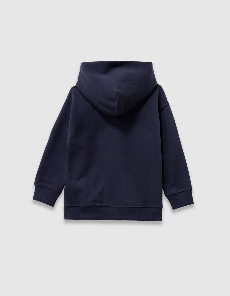 Boys’ navy hoodie with lenticular image-3 Boys’ navy hoodie with lenticular image-3