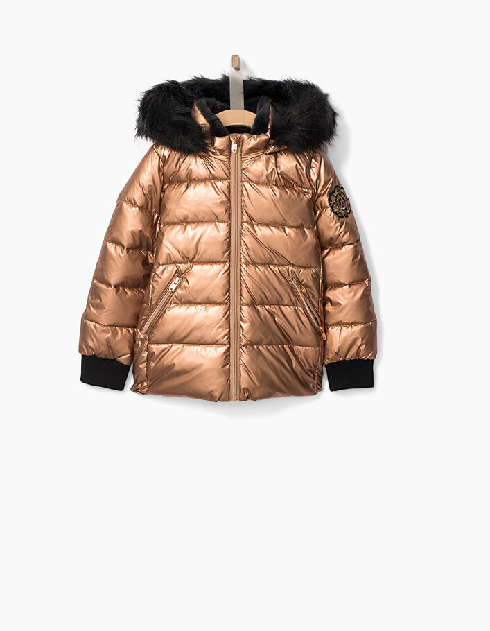 Girls’ copper padded jacket - IKKS