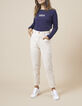 Sweat marine à message I.Code-5