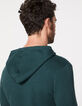 Men’s racing green knitted hooded sweater-5
