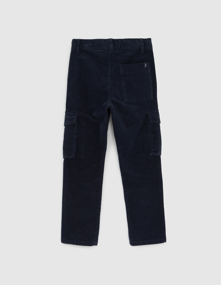 Marineblaue BATTLE-Velourshose f&uuml;r Jungen-4