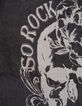 Women&rsquo;s black double-sided skull motif scarf-3