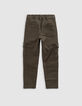 Upcycelte JOGGER khaki Jeans Kampfgeist Junge-3