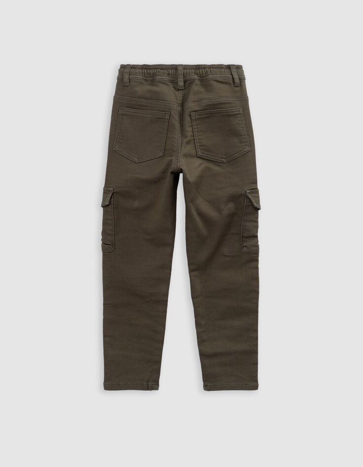 Upcycelte JOGGER khaki Jeans Kampfgeist Junge-3