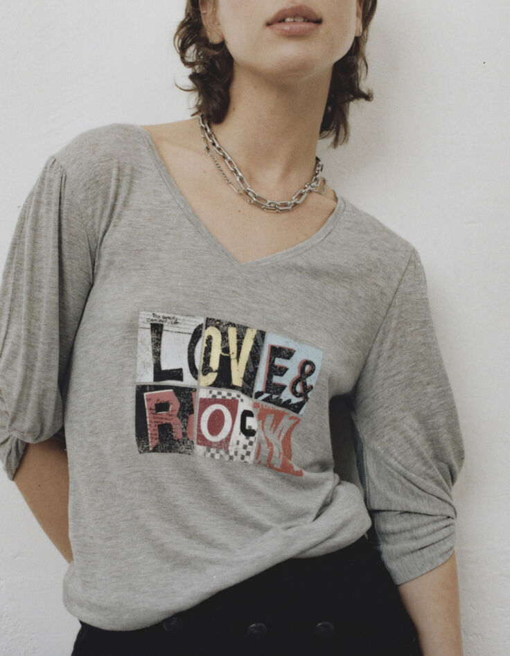 Women’s boxy slogan image Ecovero® viscose T-shirt-1 Women’s boxy slogan image Ecovero® viscose T-shirt-1
