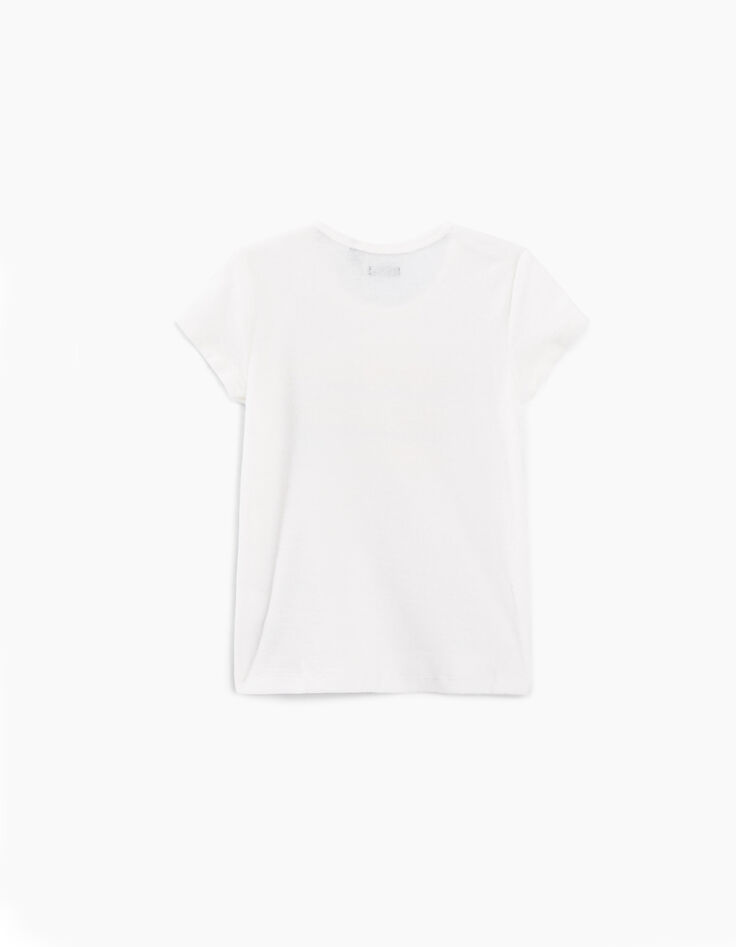 Girls' off-white Venice beach terry T-shirt-4