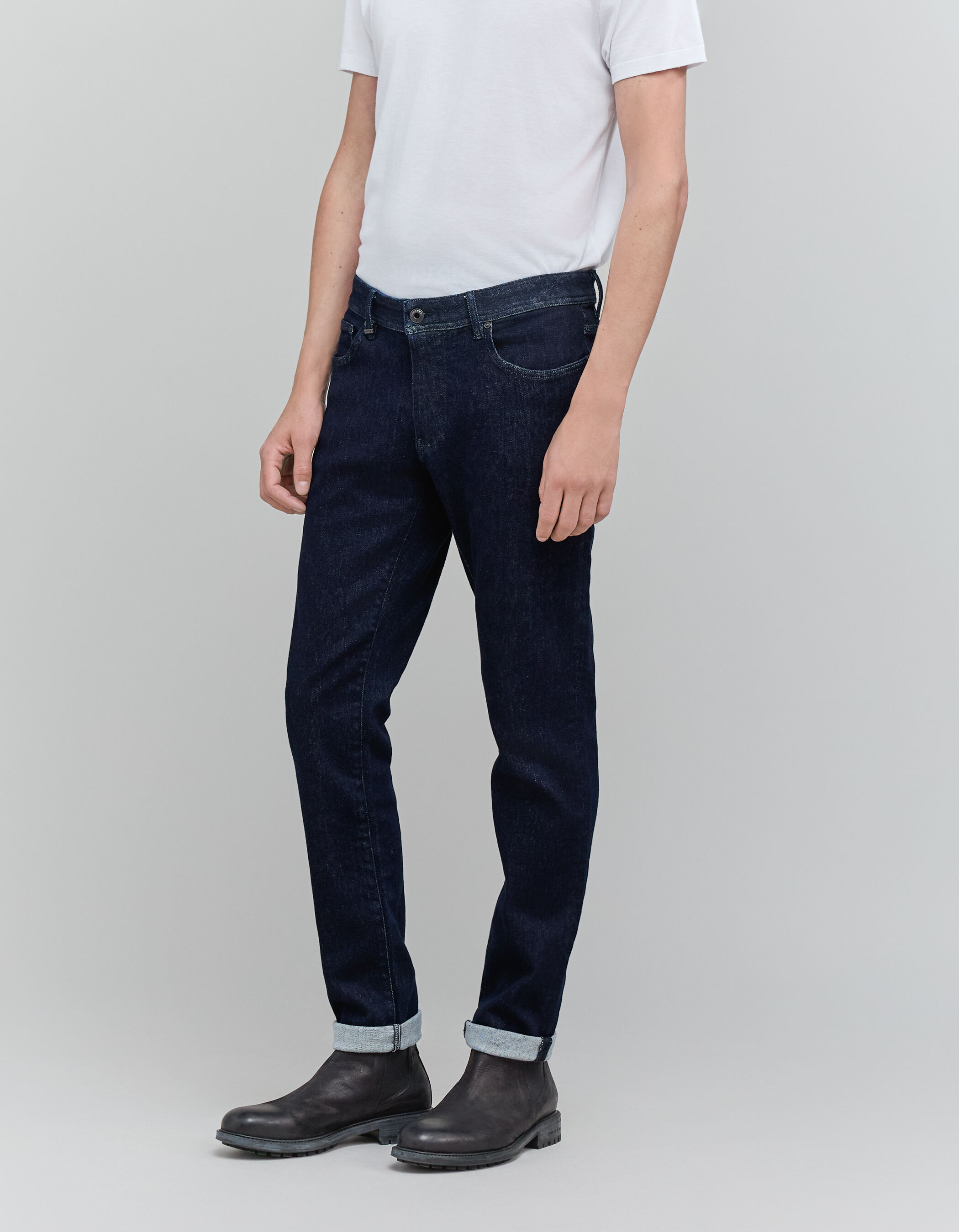 Jean SLIM bleu navy Ziggy Homme IKKS