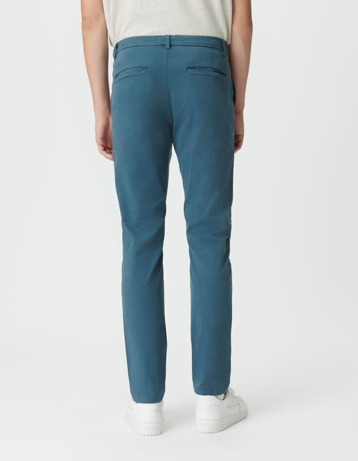Pantalones chinos slim azul gris hombre-3