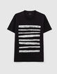 Camiseta negra Manifesto 1440 Leather Story hombre-2