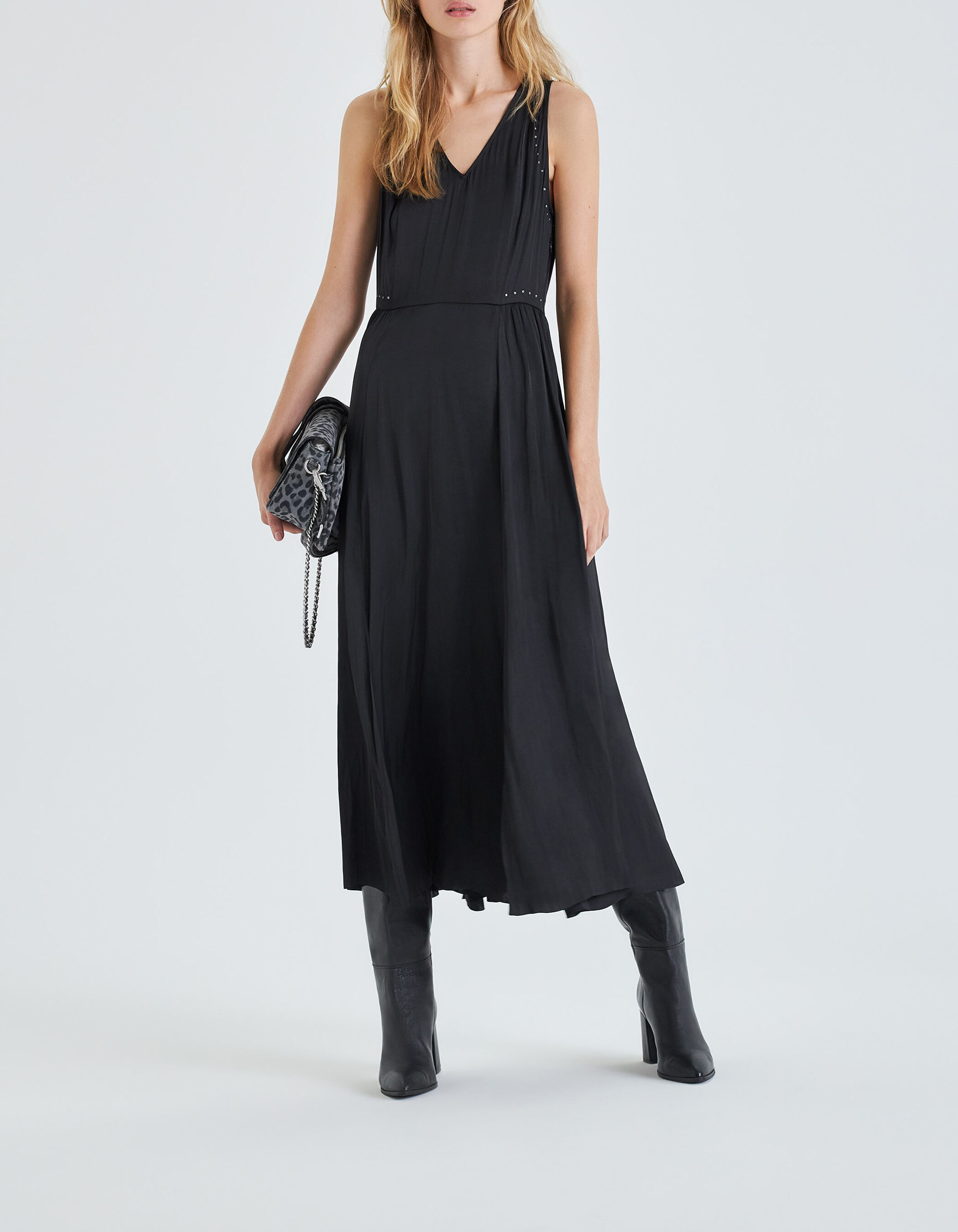 Ikks robe deals longue noire