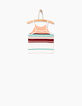 Singlet cropped wit met strepen-3