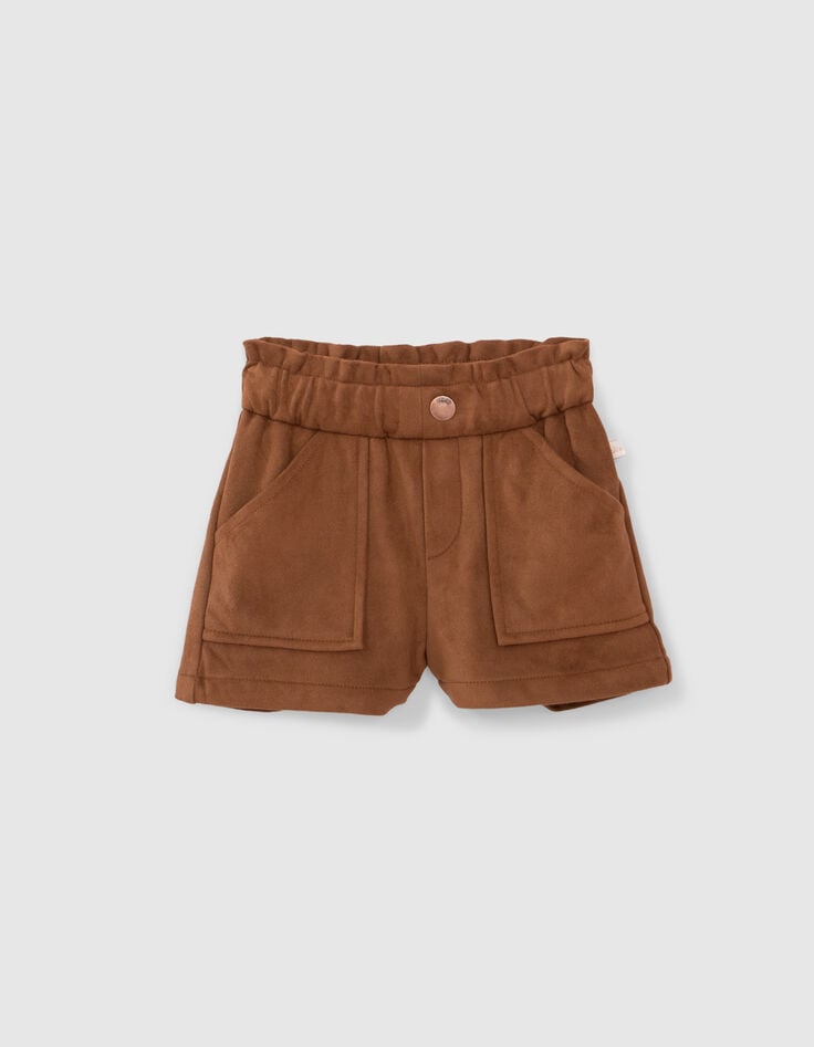 Ensemble 2-en-1 blouse coeurs et short camel bébé fille-4 Ensemble 2-en-1 blouse coeurs et short camel bébé fille-4