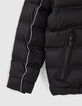 Doudoune noire puffy piping REFLECTIVE gar&ccedil;on -4