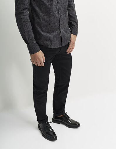 Men's slim black jeans - IKKS