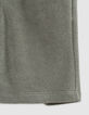Khaki Jungenbermudas aus Frottee-8