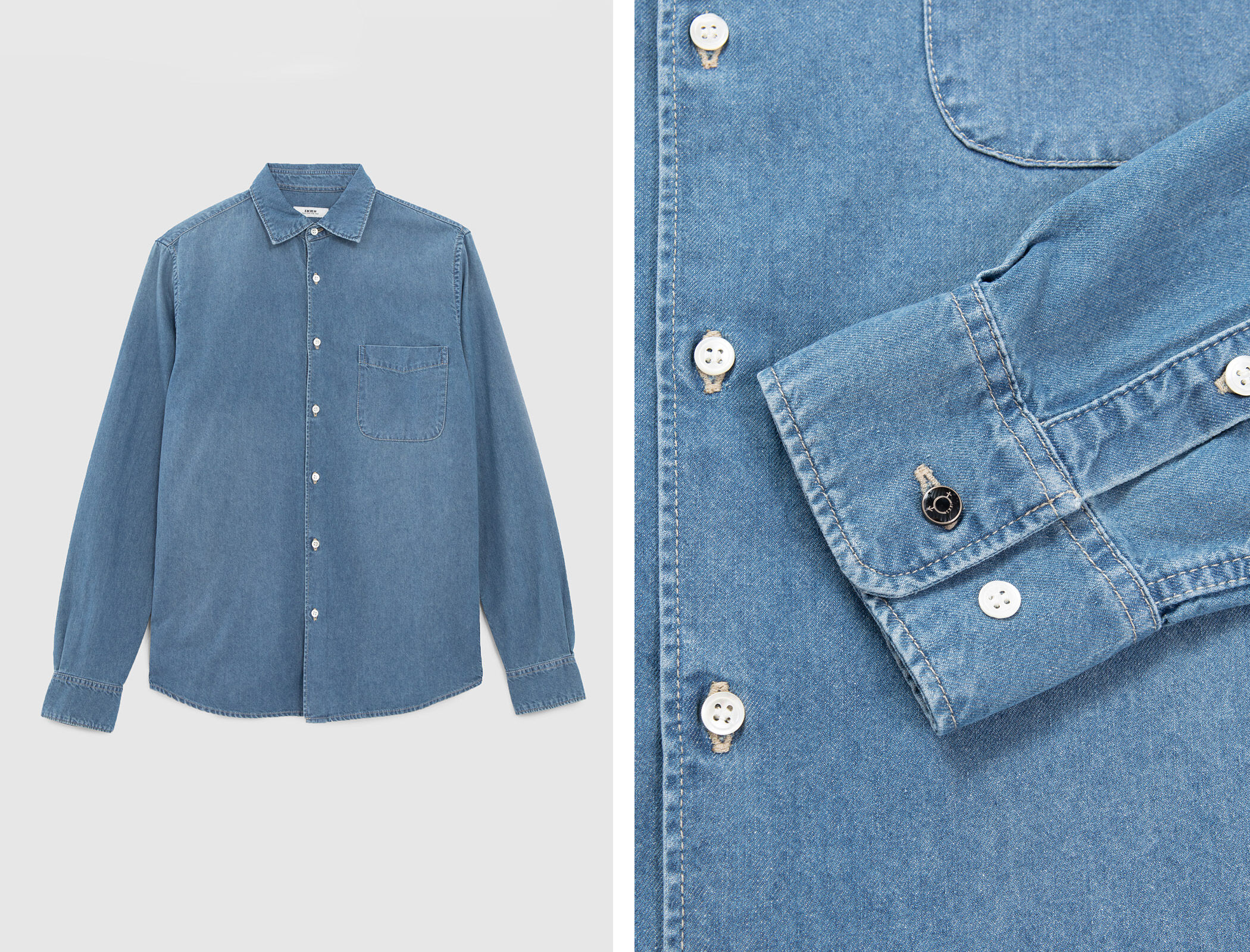 Gender Free Chemise en jean WATERLESS Mixte